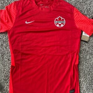Nike Canada soccer jersey bnwt Sz M fifa world cup